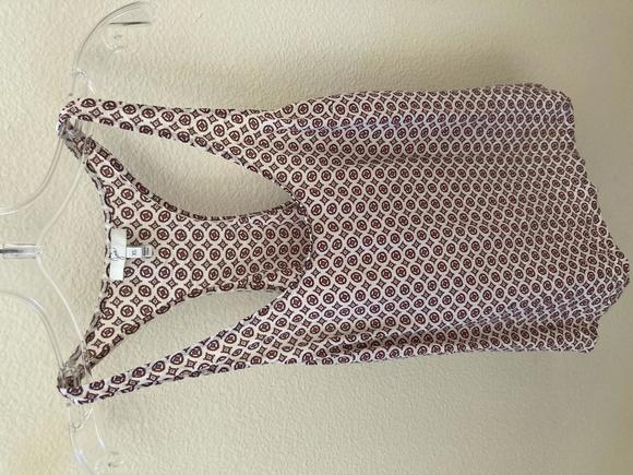 Joie Silk Razerback Circle Pattern Tank XS - Picture 4 of 4